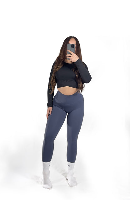 Gris Azulado Solid Contour