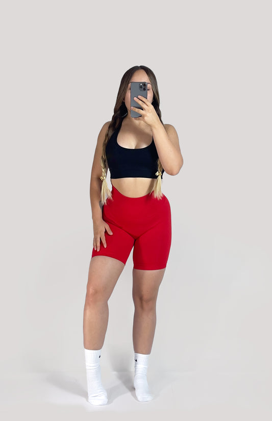 Rojo Brillante Contour Short